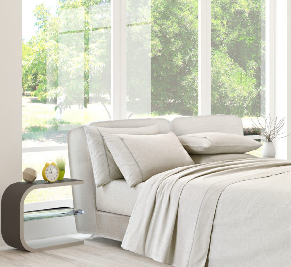 Bedroom with SilverPro Bedding bundle